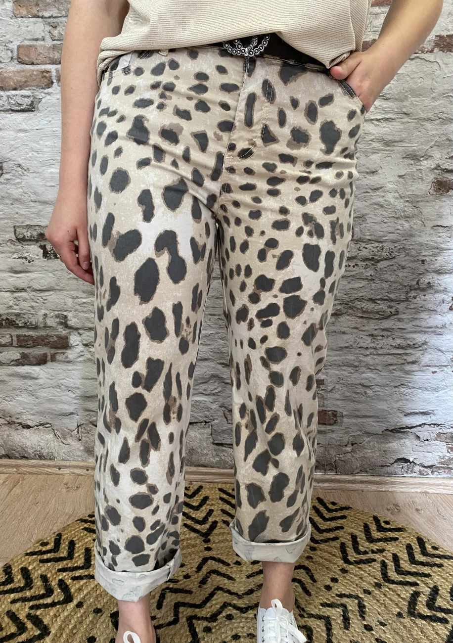 Pantalon léopard | Jus de coco 
