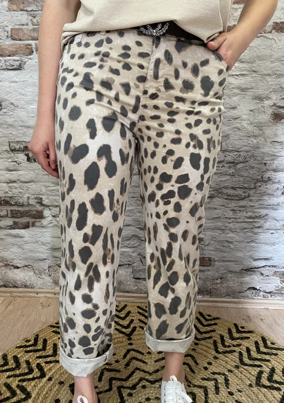 Pantalon léopard | Jus de coco 