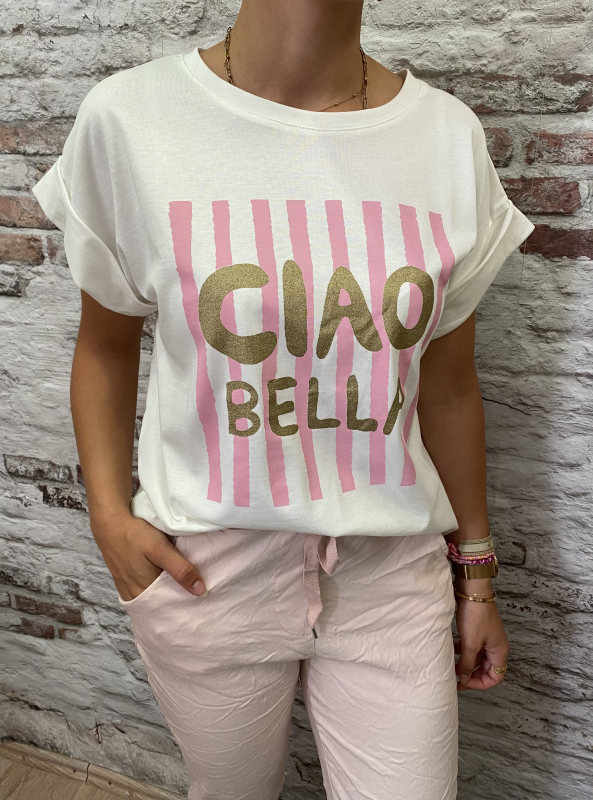 Tee shirt ciao bella | Jus de coco