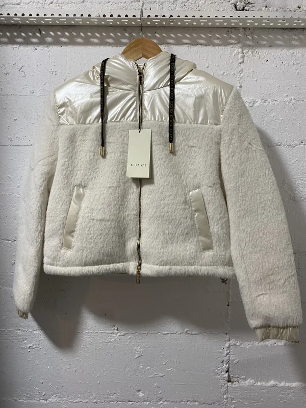 Gucci Firenze Women Jacket White/Mill | MASSIMOLUXURYOUTLET