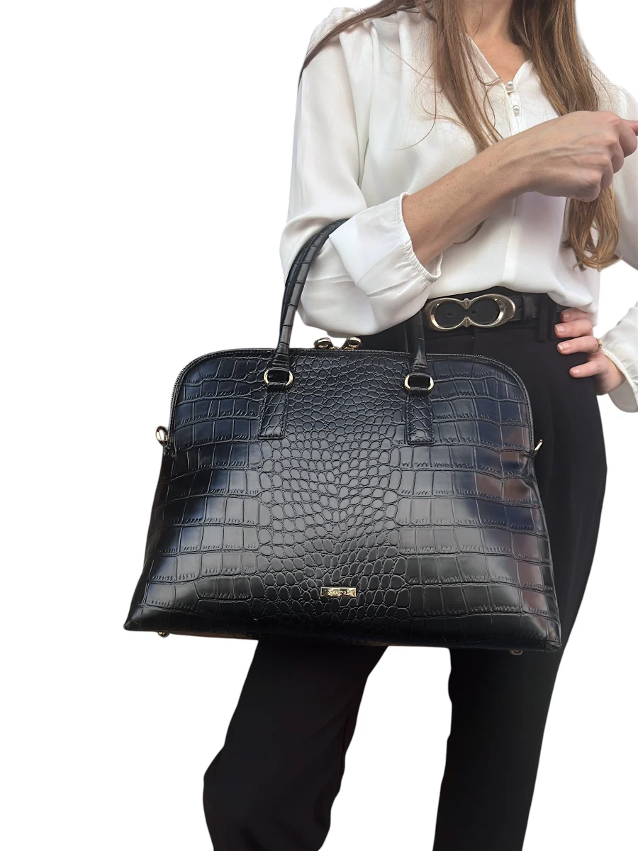 Broky Croco Noir  | Sac'ré