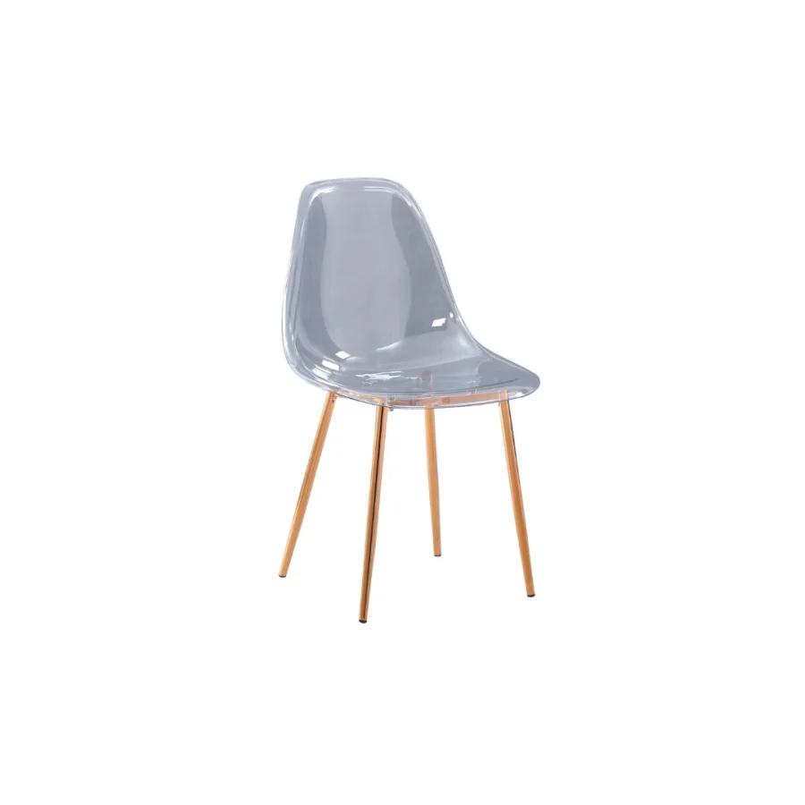 Chaise invisible pied Gold /Ref:5 | MULTI-AFFAIRES