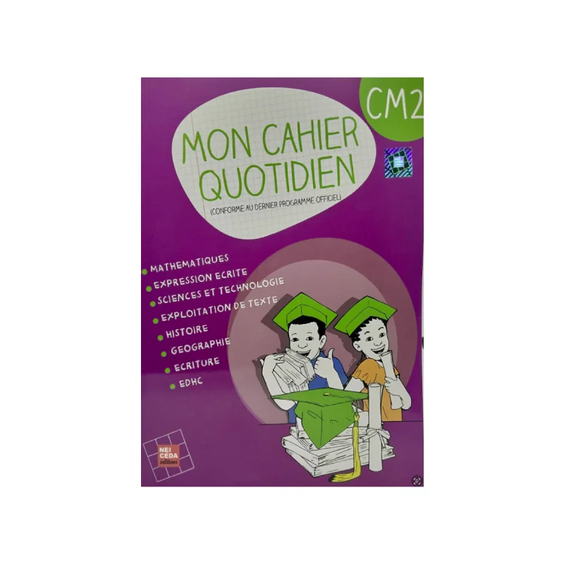 Mon cahier quotidien cm2 | GX-IVOIRE SERVICE 