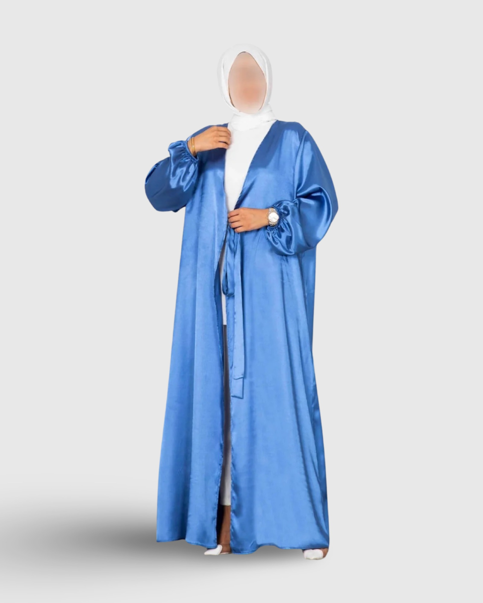 KIMOONO HIJAB SATIN INDIGO | AMCOSMETIK