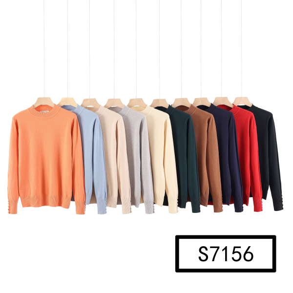 Camisola Malha Basica com Botões no Punho Moda Ana | Sublime Moda Feminina