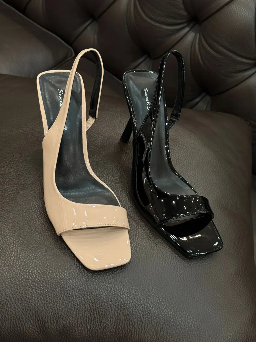 Scarpe decollete aperte lucide  | ELIS MODA