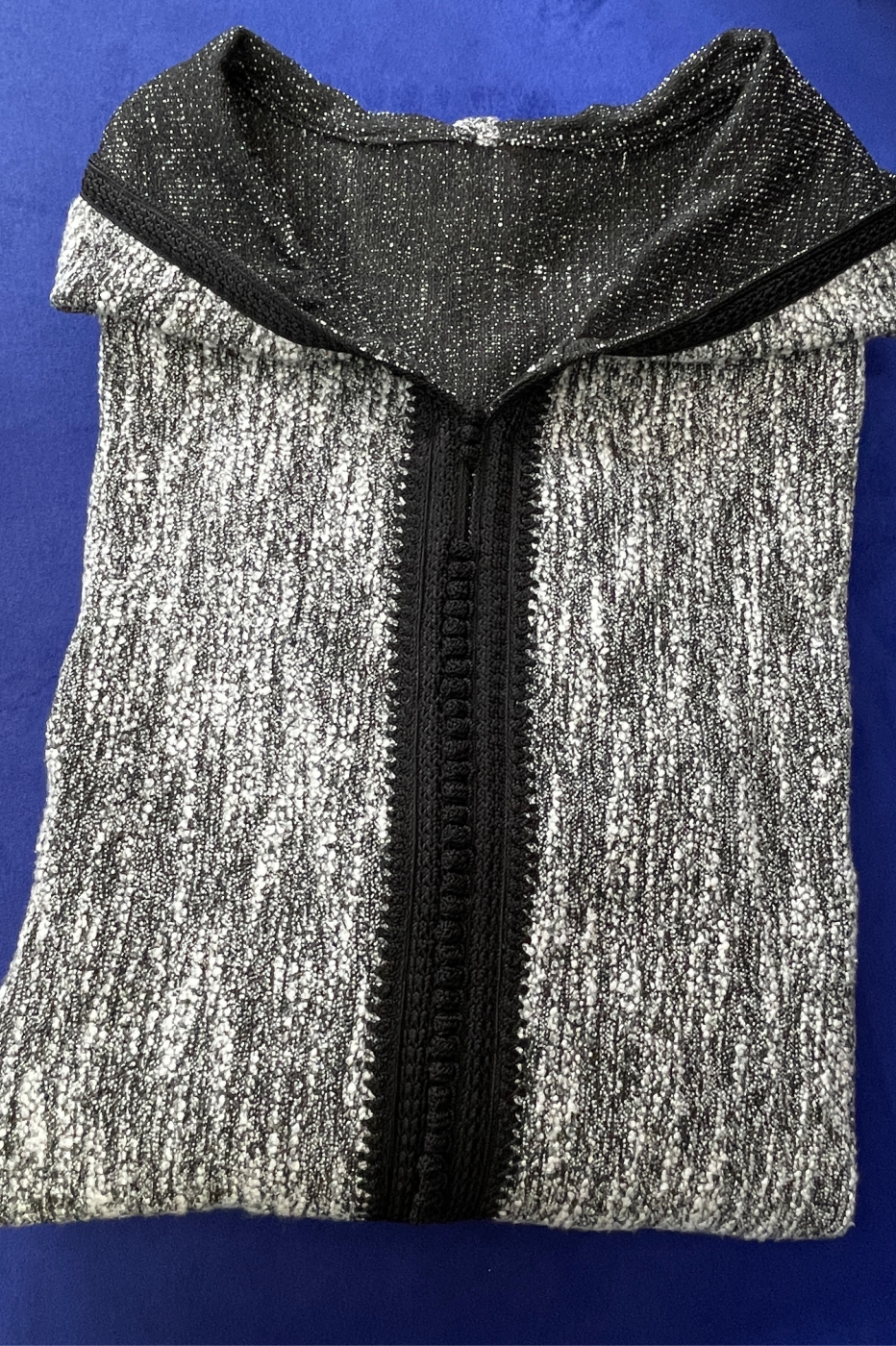 Djellaba Cachmire Homme Gris Noir | CasaZaz