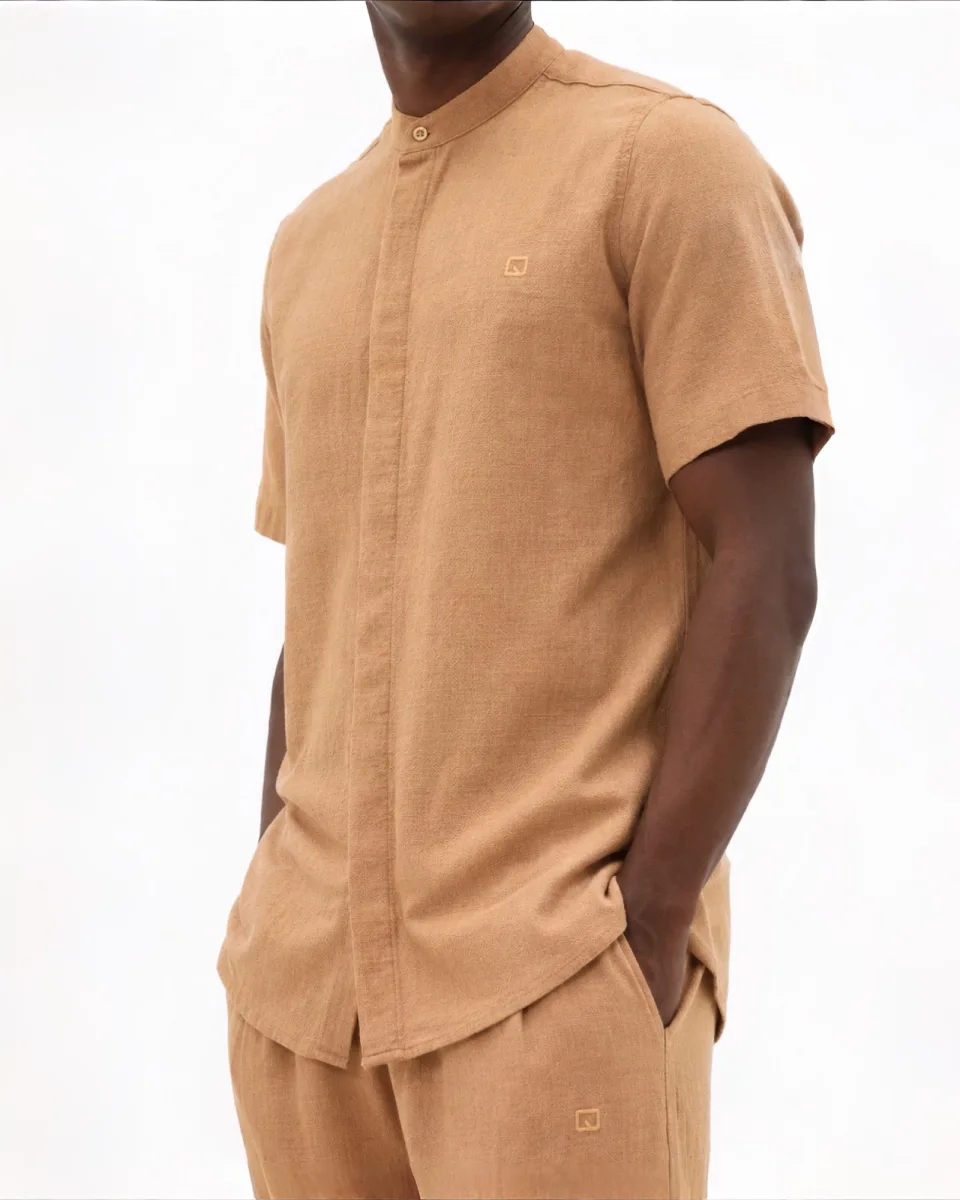 CHEMISE LIN COTON S25 – QABA’IL | AMCOSMETIK