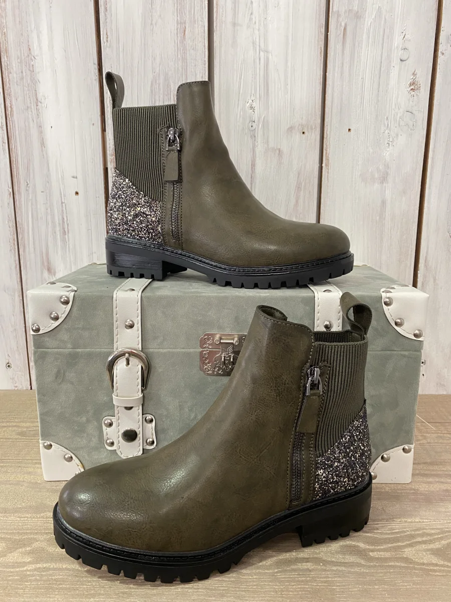 Bottines synthétique | Jus de coco 
