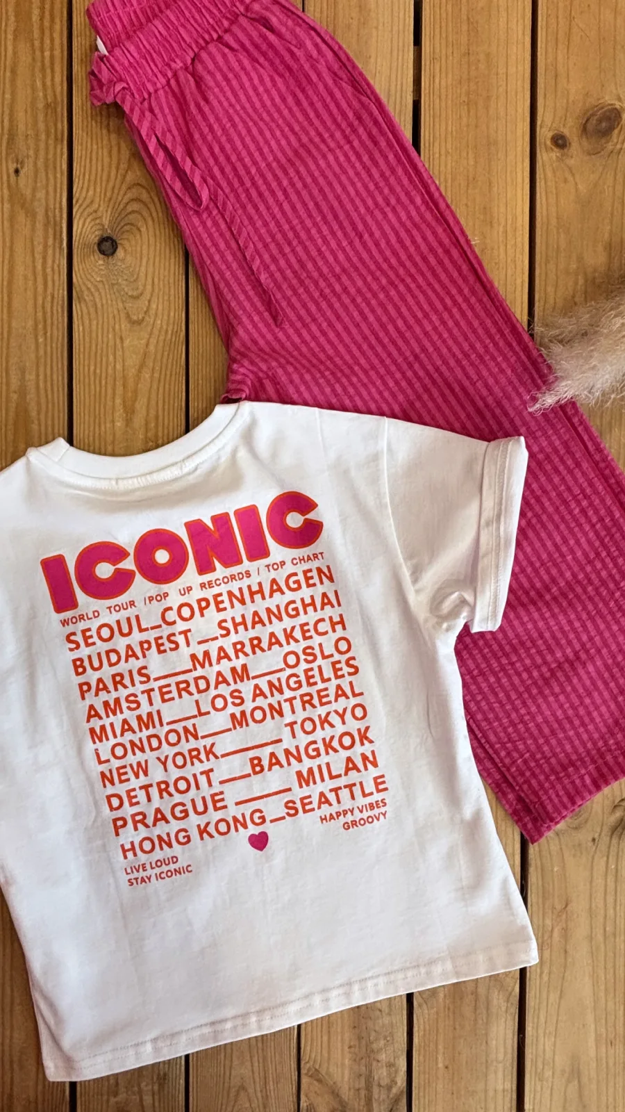 Tee shirt Iconic blanc  | Lena in Love 