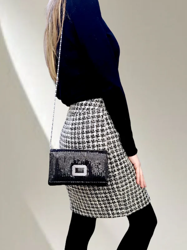 Lisa Noir Pailleté | Sac'ré