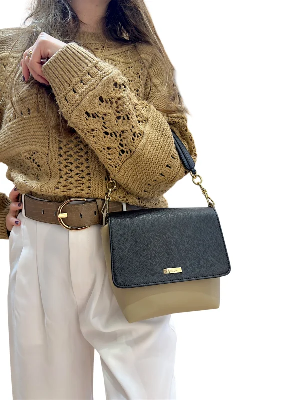 Lala Taupe Noir  | Sac'ré