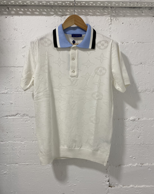 Louis Vuitton Polo Shirt  White/Blue | 