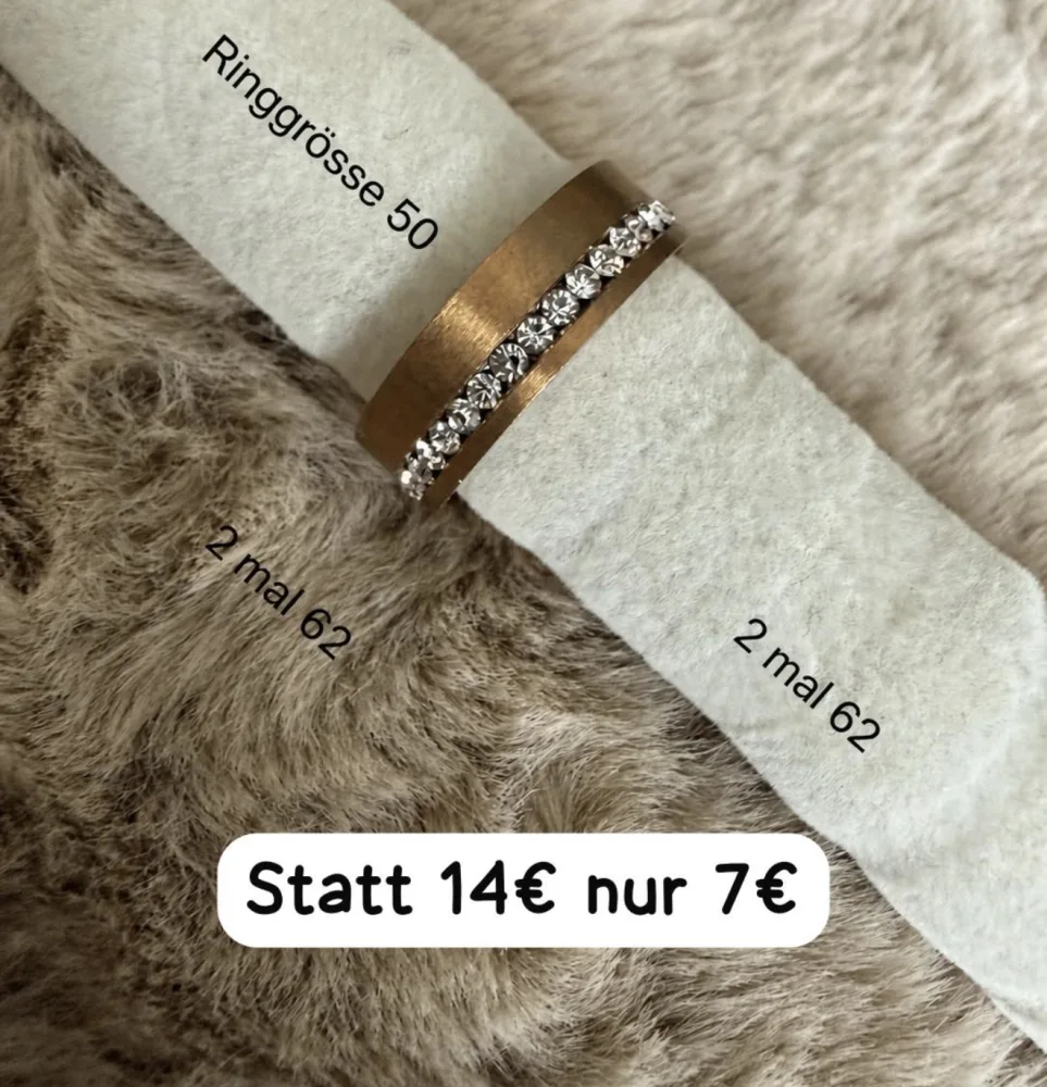 Ring Edelstahl rosegold matt | LL-Fashion