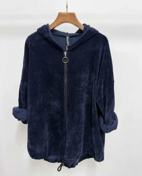 Gilet capuche velours  | Jus de coco 