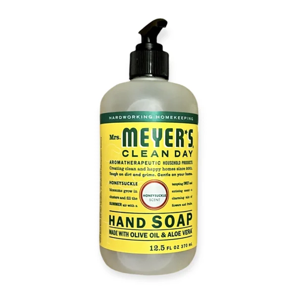 Mrs MEYERS - Hand Soap (HoneySuckle Scent) 12.5oz | Home & Kitchen Delights
