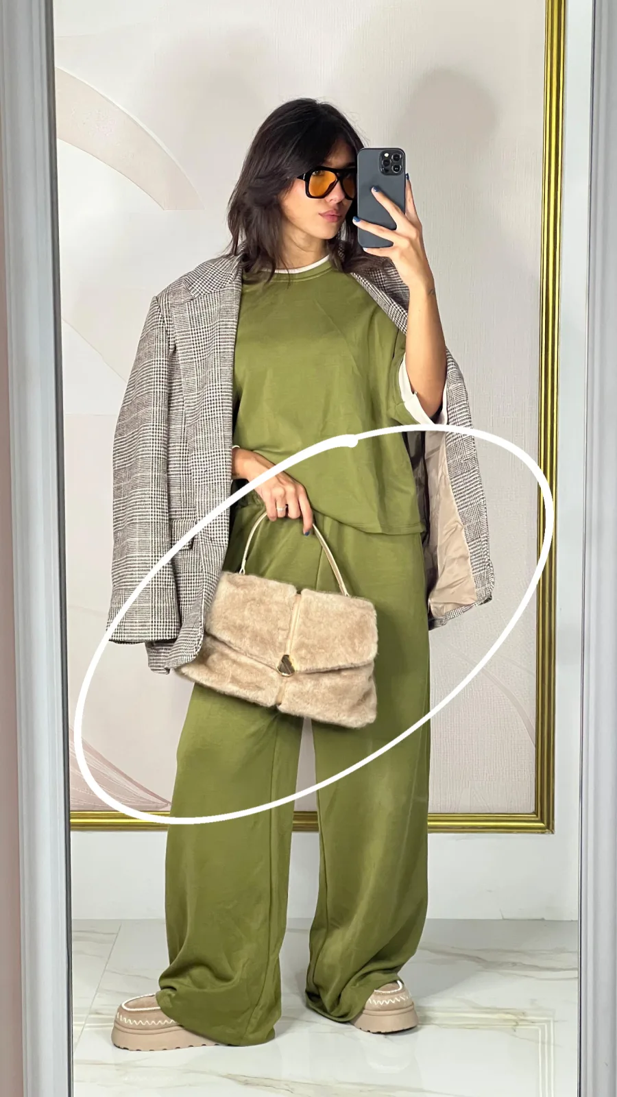 Borsa eco pellicia -Soft Glam Bag  | ELIS MODA