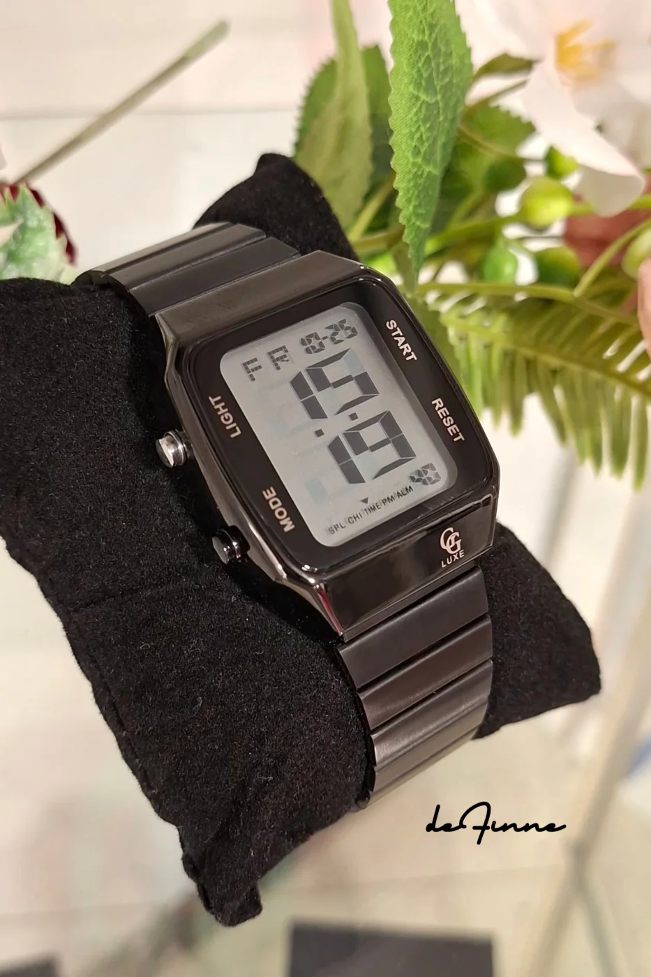 Relógio digital Black Metal Edition GG Lux | Definne