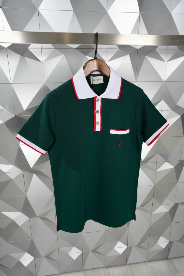 Gucci Polo Shirts Green  | 