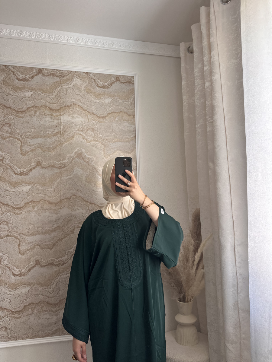 Gandoura ALYA (verde oscuro) | VELYA