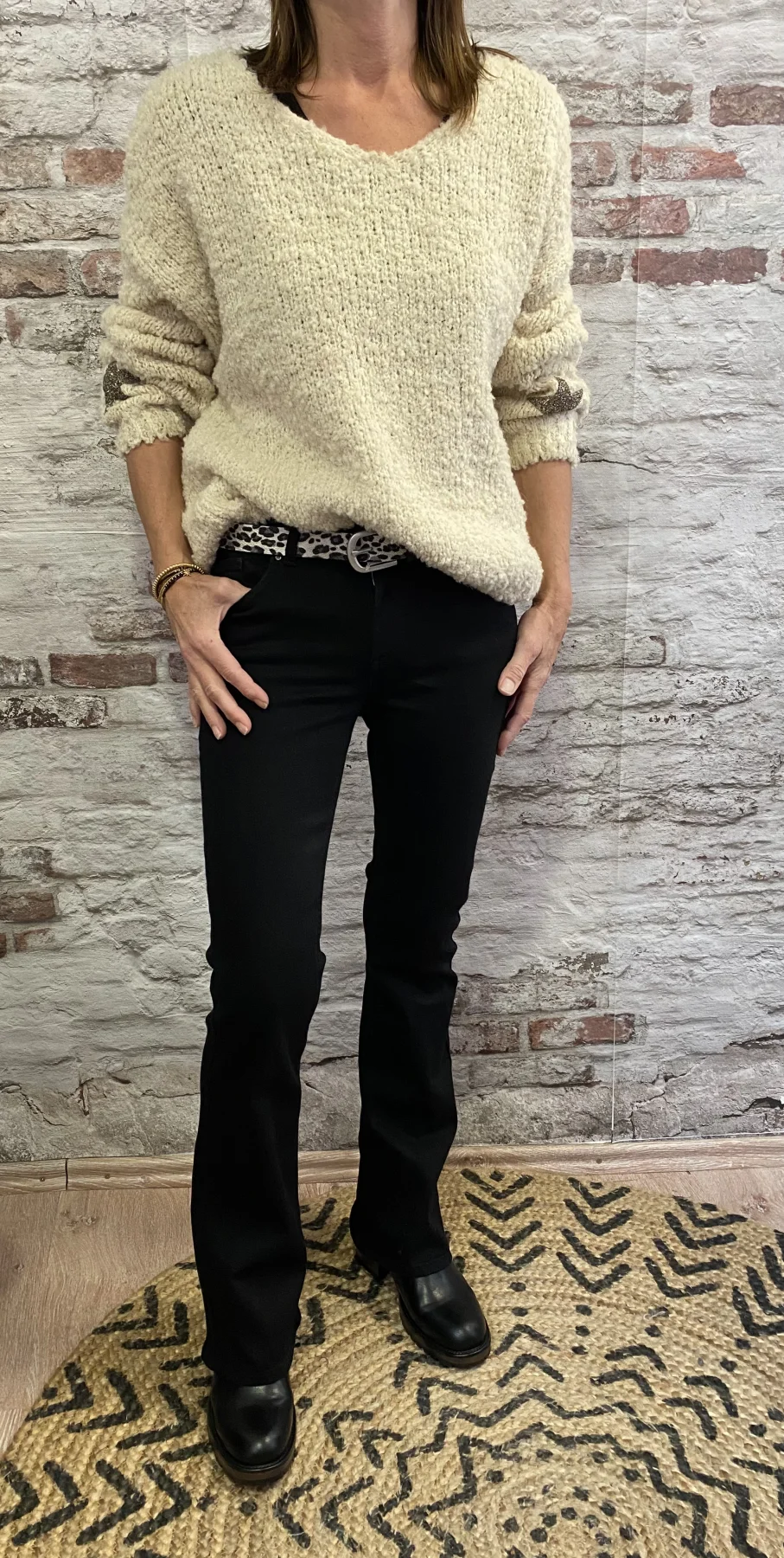 Jeans flared | Jus de coco 