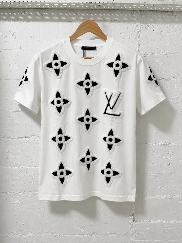 Louis Vuitton T-Shirt White/LV Black | 