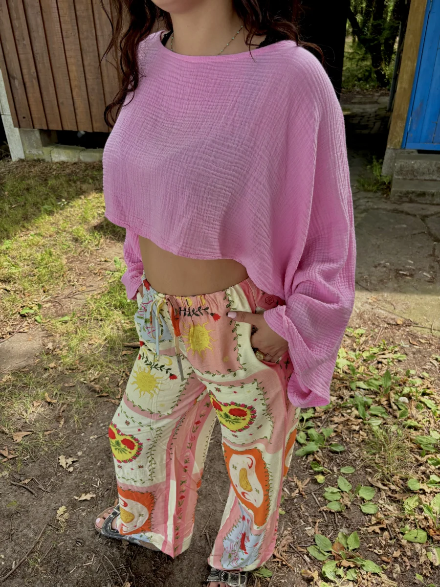 Crop top Jaipur  | Les Bohémiennes Biganos