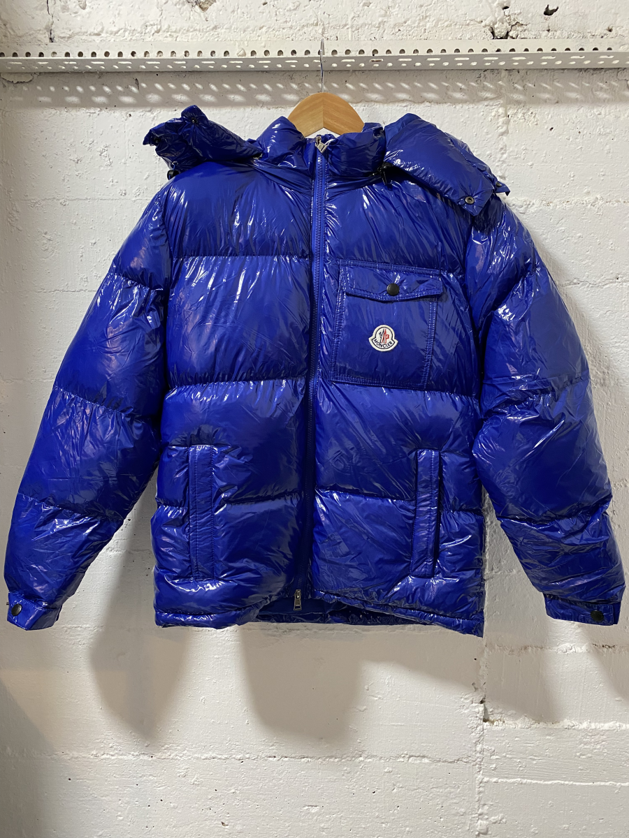 Moncler Down Filling Jacket Blue  | MASSIMOLUXURYOUTLET