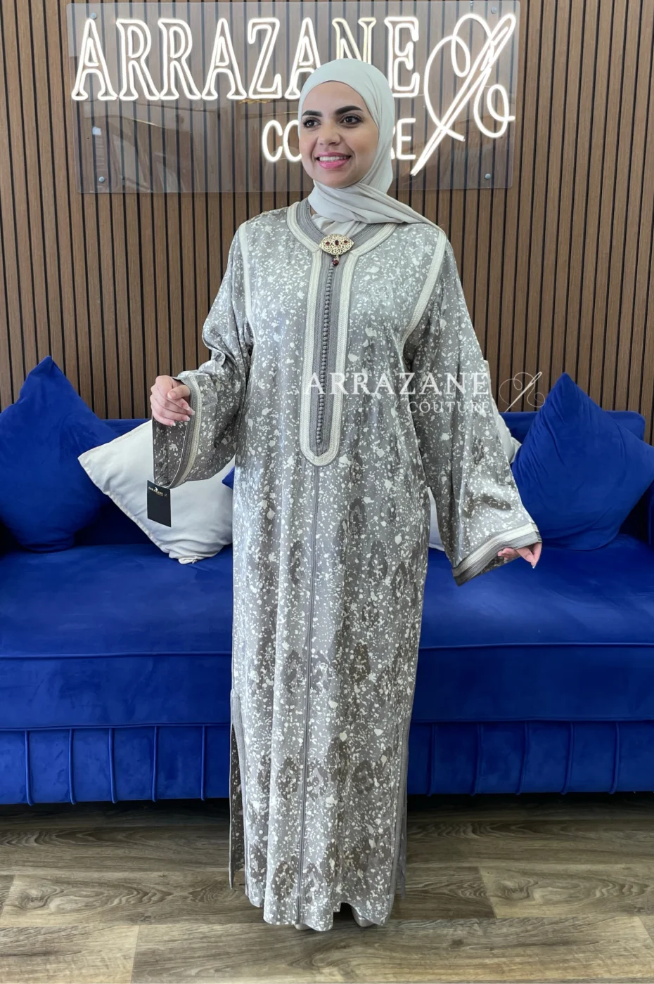 Caftan aspro poivre | CasaZaz
