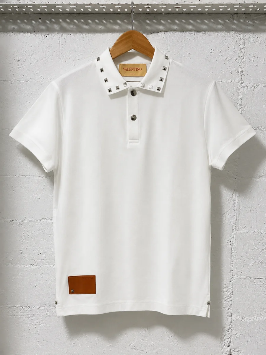 Valentino Polo Shirt Signature Rockstud White | 