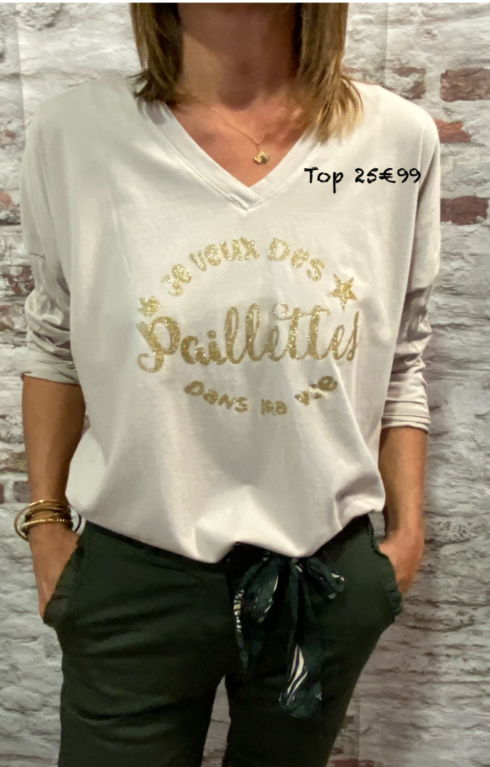 Top je veux des paillettes | Jus de coco 