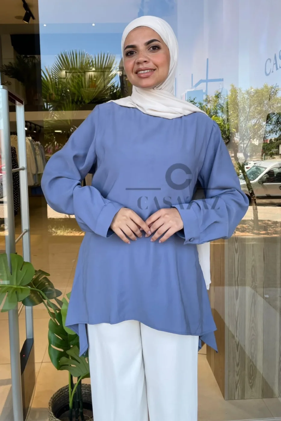 Blouse coupe mouchoir | CasaZaz