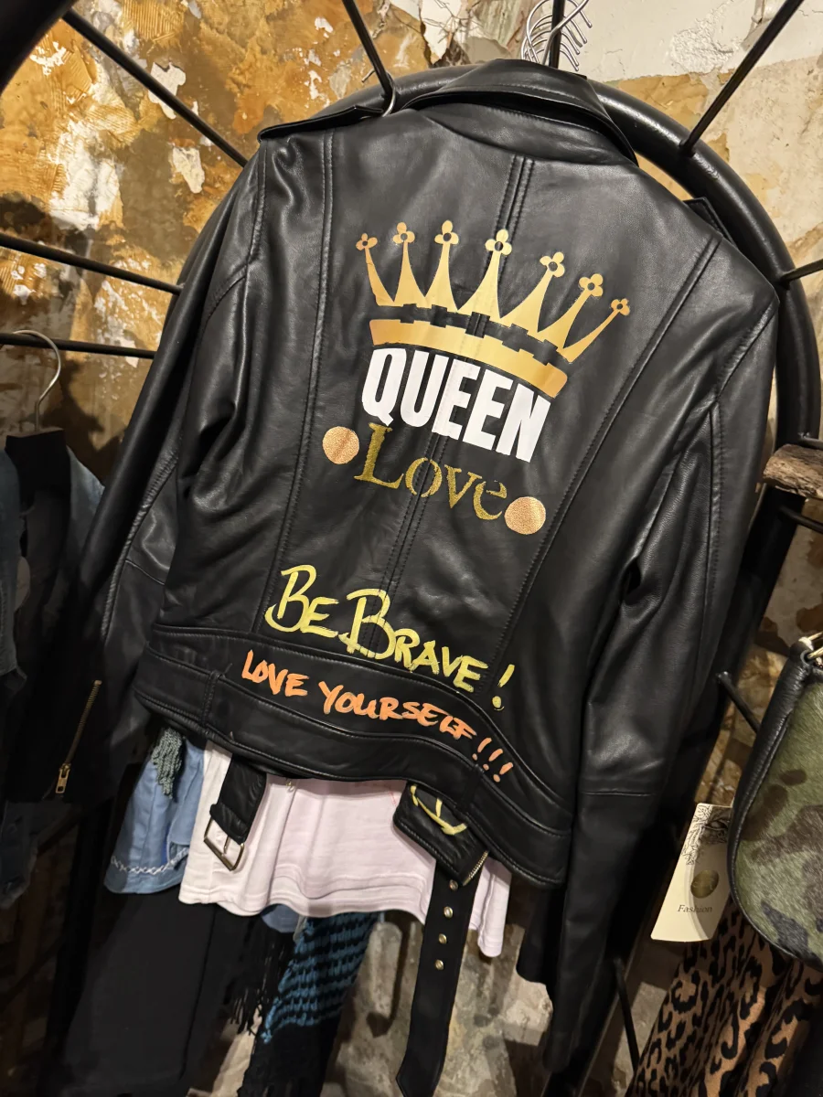 SOLD Redesign Leather Jacket  | TRUE QUEEN SWDN