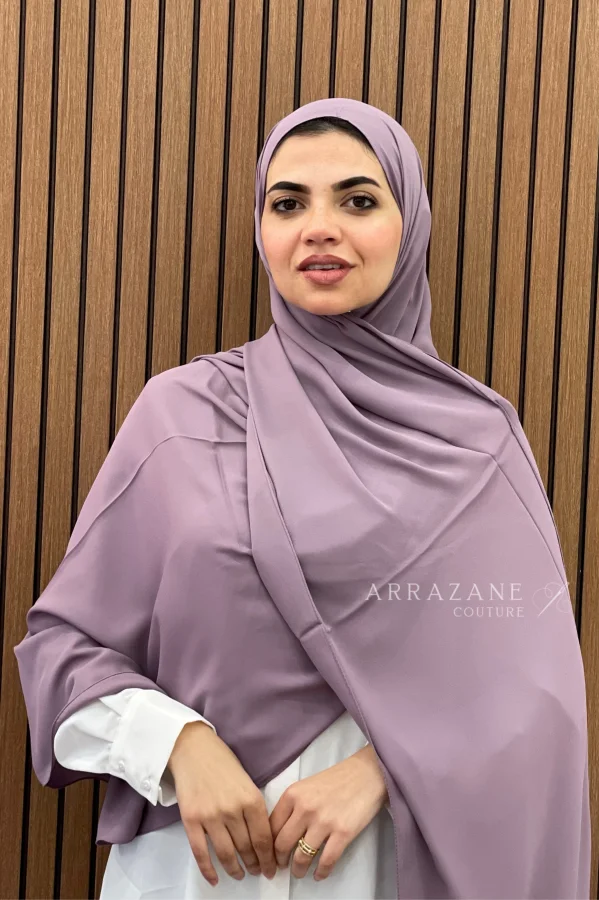 Châle Crêpe Uni Bruyere | CasaZaz