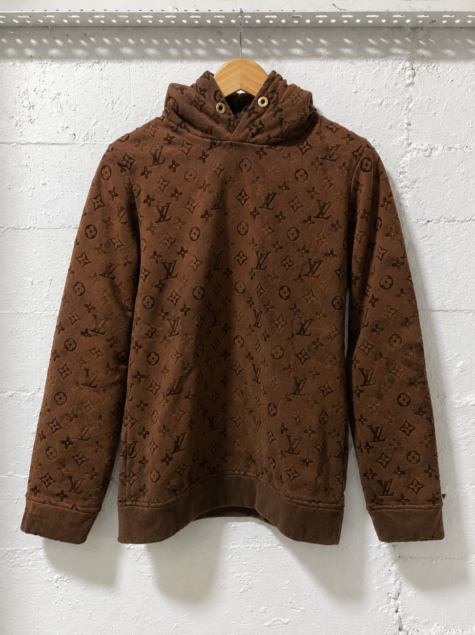 Louis Vuitton Monogram Gradient Hoodie Washed Brown  | 