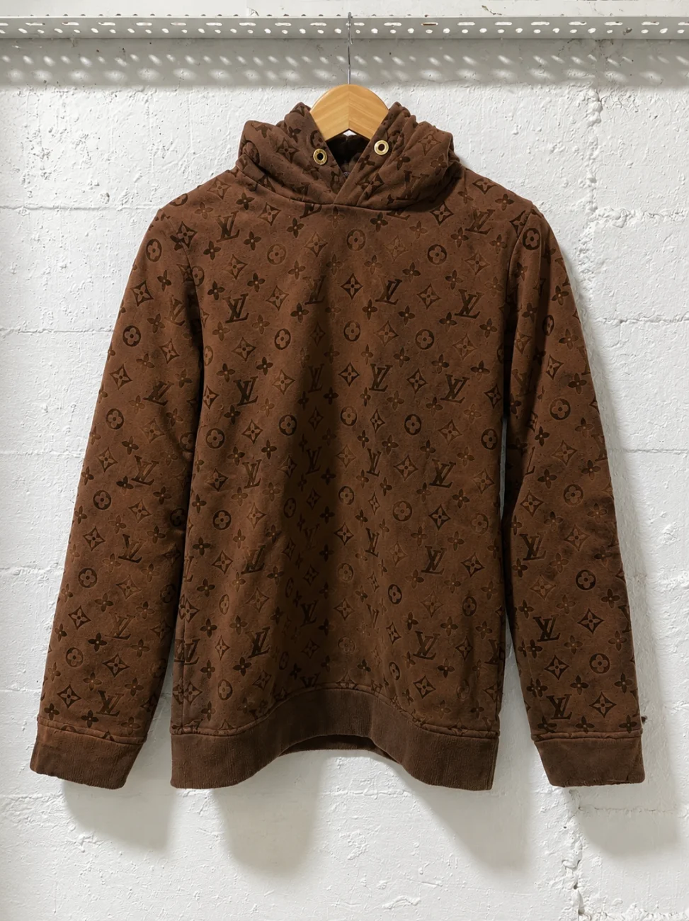 Louis Vuitton Monogram Gradient Hoodie Washed Brown  | 