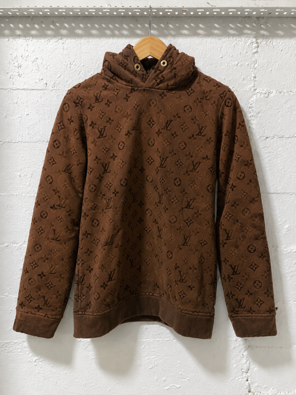 Louis Vuitton Monogram Gradient Hoodie Washed Brown  | 