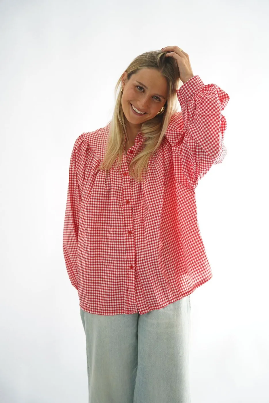 VICHY BLOUSE | Salsa Color