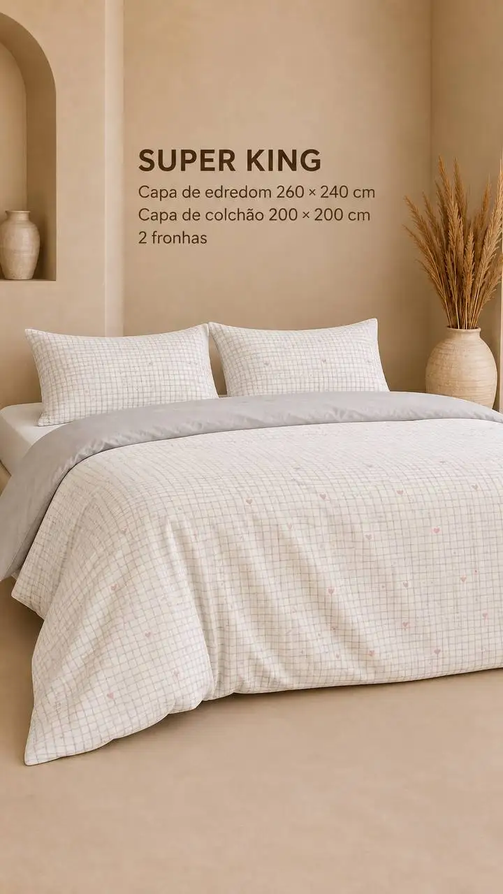 Jogo de Cama Super King Size | Bloom