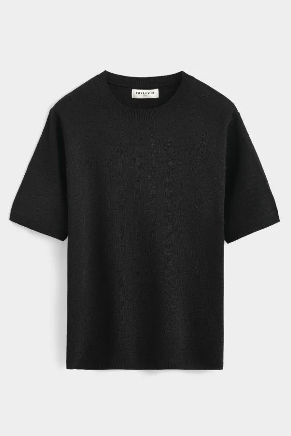 PRÉ-RESERVA T-Shirt Básica de malha Preto | definne