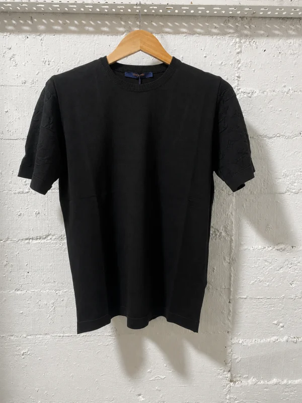 Louis Vuitton Knitwear T-Shirt Black | 