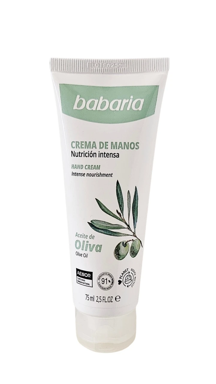 Crème mains huile d'olive - Babaria | Dîna Shop'