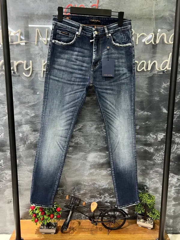 Louis Vuitton Denim Pants Dark Blue | MASSIMOLUXURYOUTLET