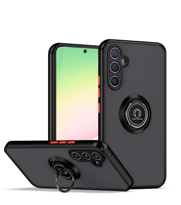 Coque anti choc matte avec Bague Samsung | Beauty phone 