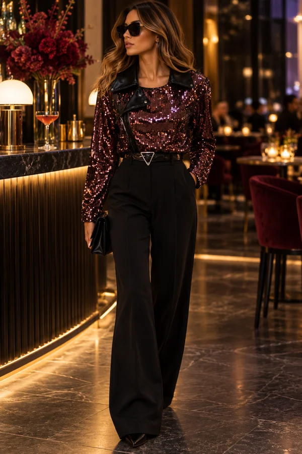 CHAQUETA RUBY GLAM | Outfit Deluxe
