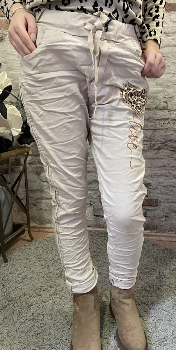 Pantalon coeur leopard | Jus de coco 