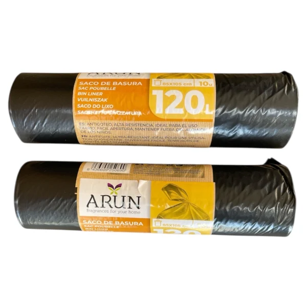 Lot de 2 Sacs poubelle 120L | Miniprix