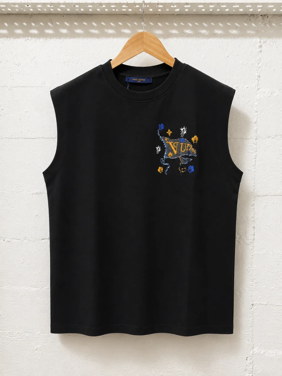 Louis Vuitton Sleeveless Tank Top Black | 