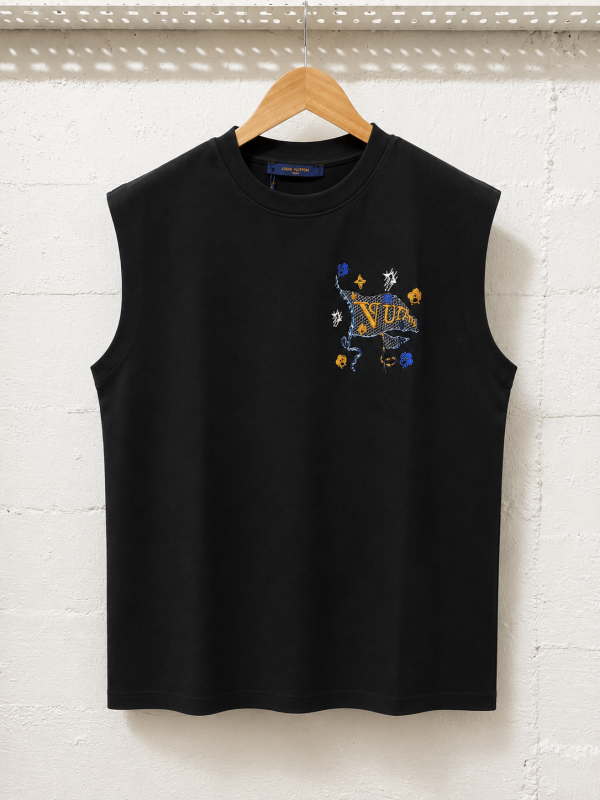 Louis Vuitton Sleeveless Tank Top Black | 