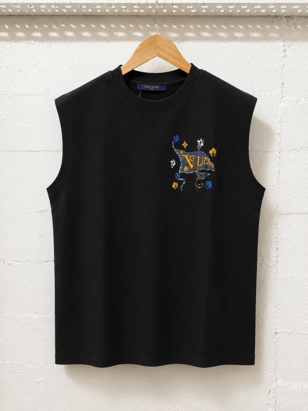 Louis Vuitton Sleeveless Tank Top Black | 